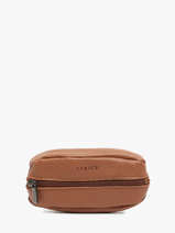 Leather Coin Purse Madras Etrier Brown madras EMAD041