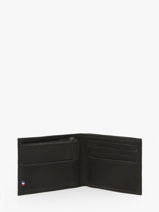Leather Wallet Oil Etrier Black oil EOIL102-vue-porte