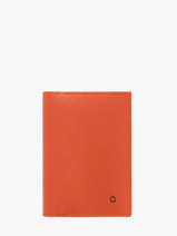 Leather Document Holder Madras Etrier Orange madras EMAD429